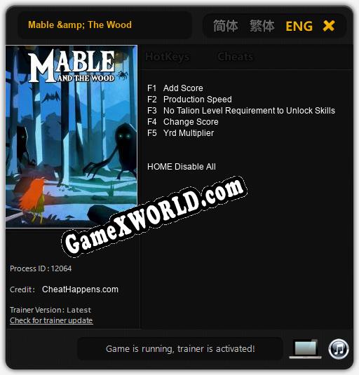 Mable & The Wood: ТРЕЙНЕР И ЧИТЫ (V1.0.62)
