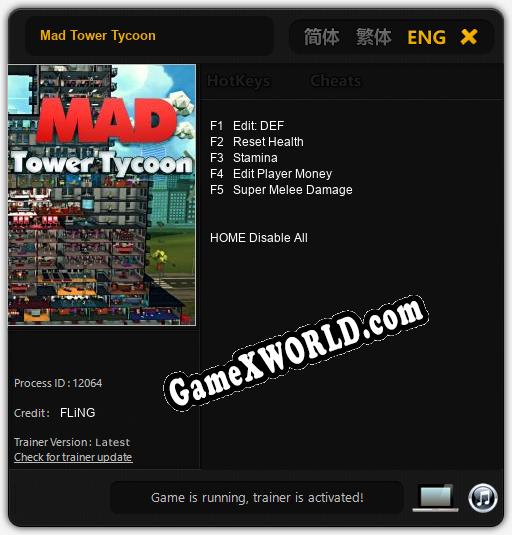 Mad Tower Tycoon: Трейнер +5 [v1.5]
