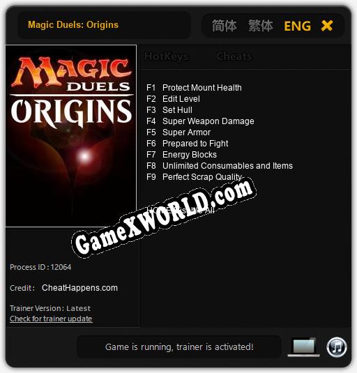 Трейнер для Magic Duels: Origins [v1.0.6]