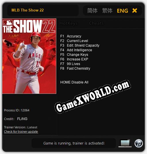 MLB The Show 22: ТРЕЙНЕР И ЧИТЫ (V1.0.80)