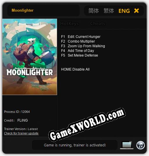 Moonlighter: ТРЕЙНЕР И ЧИТЫ (V1.0.21)