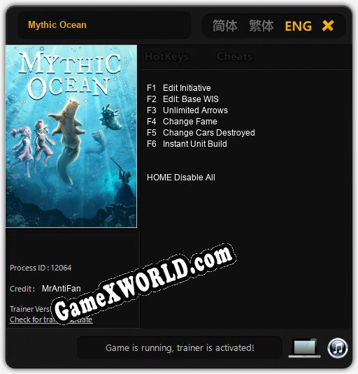 Mythic Ocean: Читы, Трейнер +6 [MrAntiFan]