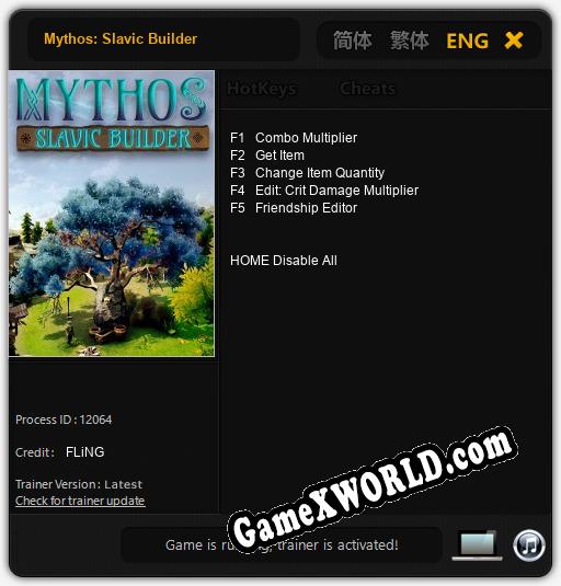 Mythos: Slavic Builder: Трейнер +5 [v1.9]