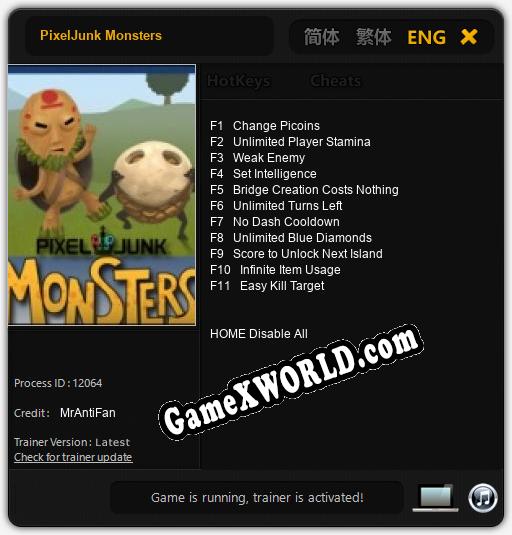 PixelJunk Monsters: Читы, Трейнер +11 [MrAntiFan]