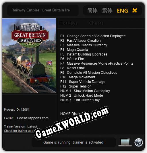Railway Empire: Great Britain Ireland: ТРЕЙНЕР И ЧИТЫ (V1.0.68)