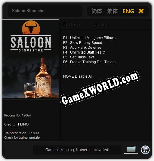 Saloon Simulator: Читы, Трейнер +6 [FLiNG]