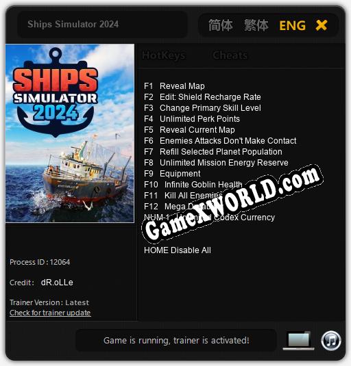 Ships Simulator 2024: Трейнер +13 [v1.9]