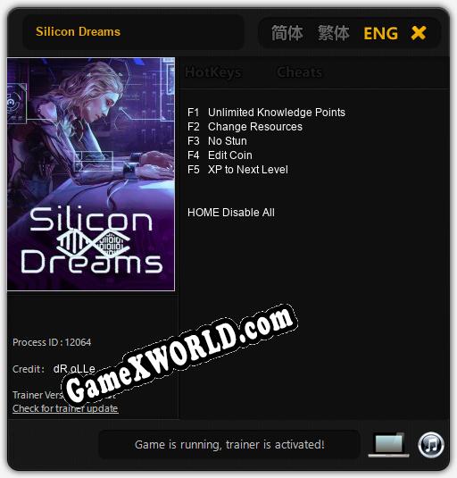 Silicon Dreams: Трейнер +5 [v1.3]