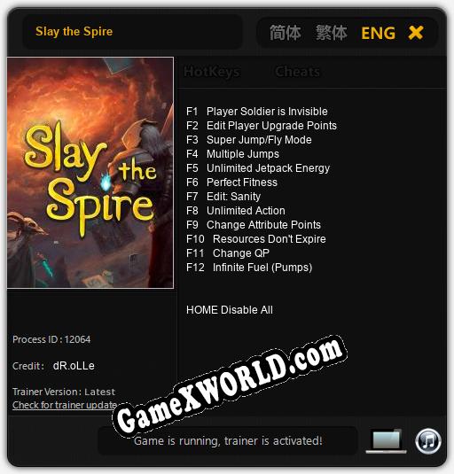 Slay the Spire: ТРЕЙНЕР И ЧИТЫ (V1.0.96)