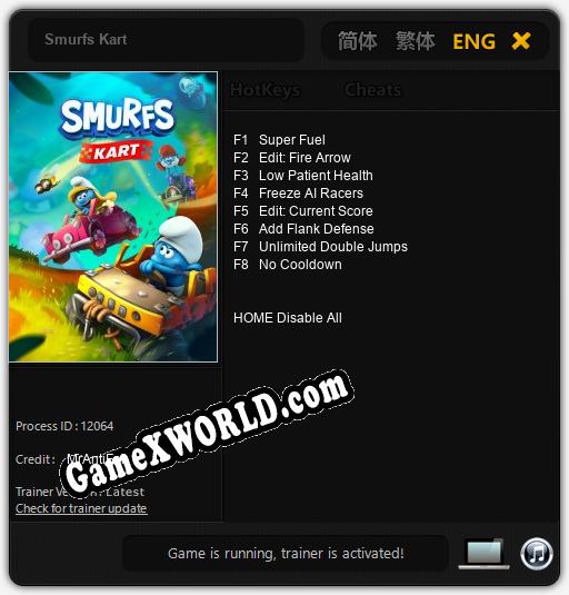 Smurfs Kart: ТРЕЙНЕР И ЧИТЫ (V1.0.19)