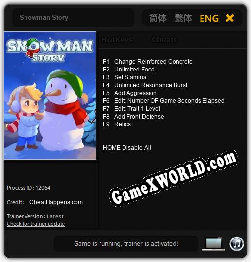 Snowman Story: Трейнер +9 [v1.2]