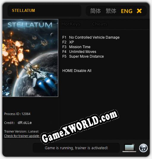 STELLATUM: ТРЕЙНЕР И ЧИТЫ (V1.0.53)