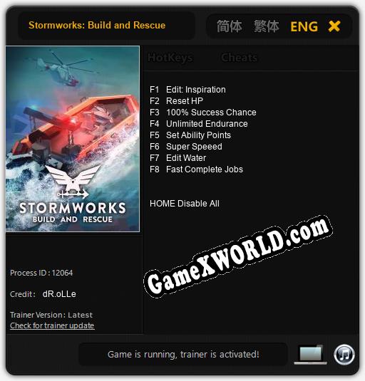 Stormworks: Build and Rescue: Читы, Трейнер +8 [dR.oLLe]