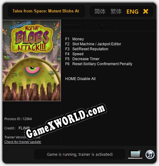 Tales from Space: Mutant Blobs Attack: ТРЕЙНЕР И ЧИТЫ (V1.0.51)