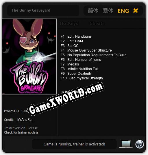 The Bunny Graveyard: Трейнер +10 [v1.9]