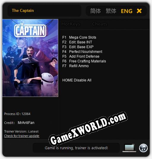 The Captain: Читы, Трейнер +7 [MrAntiFan]