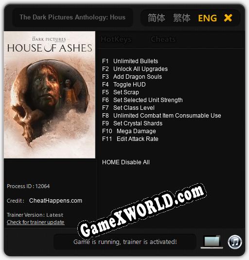 The Dark Pictures Anthology: House of Ashes: ТРЕЙНЕР И ЧИТЫ (V1.0.75)