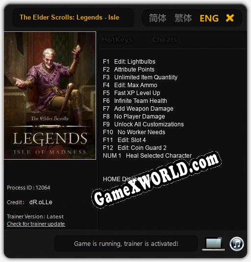 The Elder Scrolls: Legends - Isle of Madness: Трейнер +13 [v1.1]