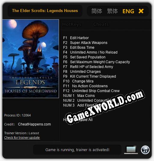 The Elder Scrolls: Legends Houses of Morrowind: Трейнер +15 [v1.8]