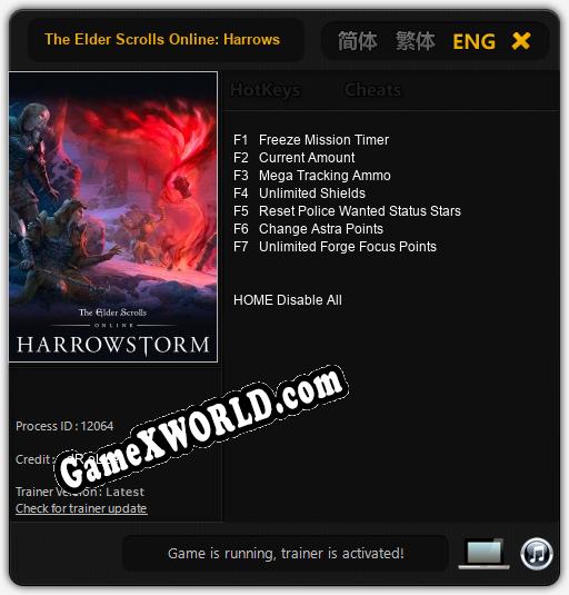 The Elder Scrolls Online: Harrowstorms: Трейнер +7 [v1.5]