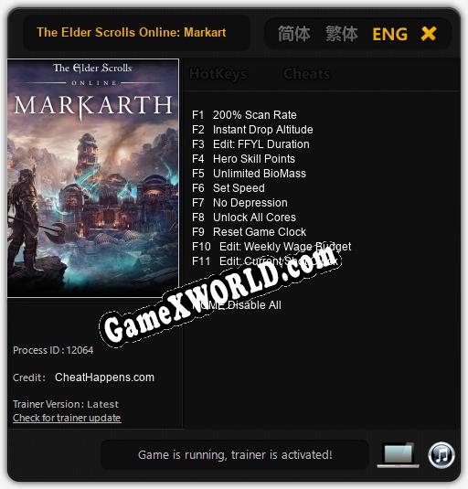The Elder Scrolls Online: Markarth: Трейнер +11 [v1.2]
