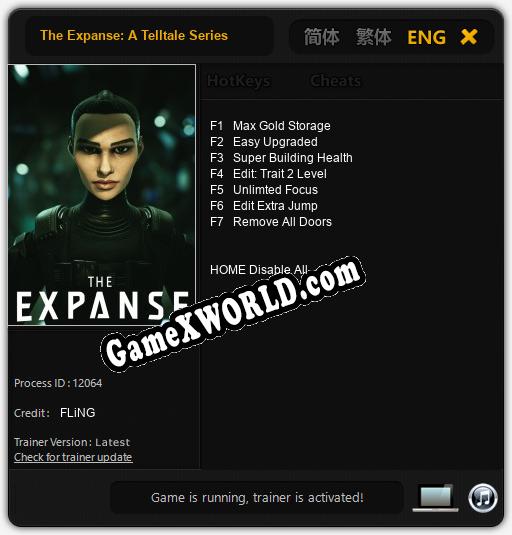 The Expanse: A Telltale Series: Трейнер +7 [v1.5]