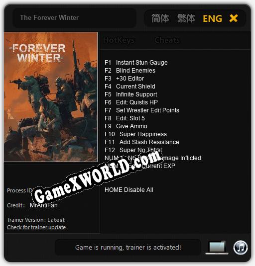 The Forever Winter: Трейнер +14 [v1.8]