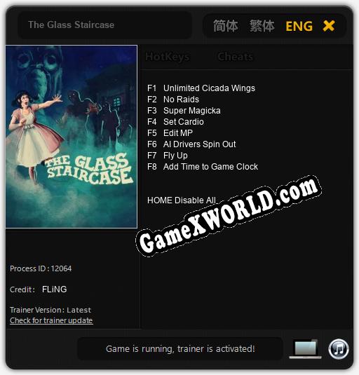 Трейнер для The Glass Staircase [v1.0.5]