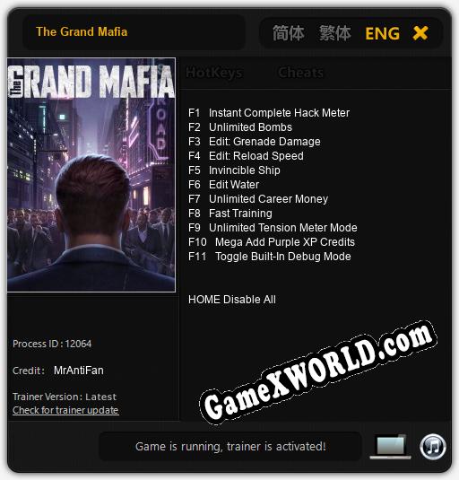 The Grand Mafia: Читы, Трейнер +11 [MrAntiFan]