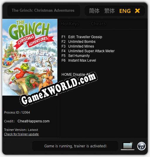 The Grinch: Christmas Adventures: ТРЕЙНЕР И ЧИТЫ (V1.0.46)