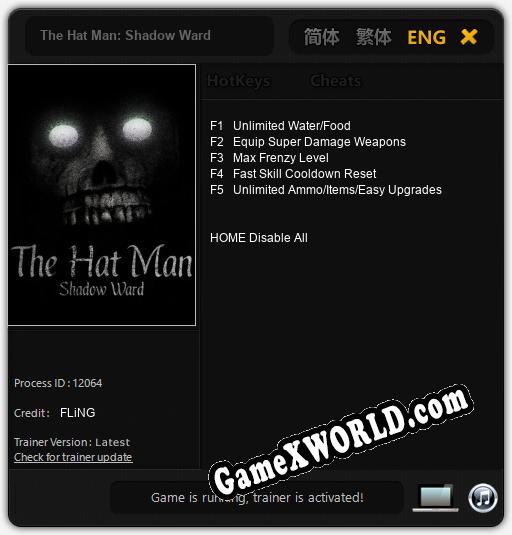 The Hat Man: Shadow Ward: ТРЕЙНЕР И ЧИТЫ (V1.0.66)