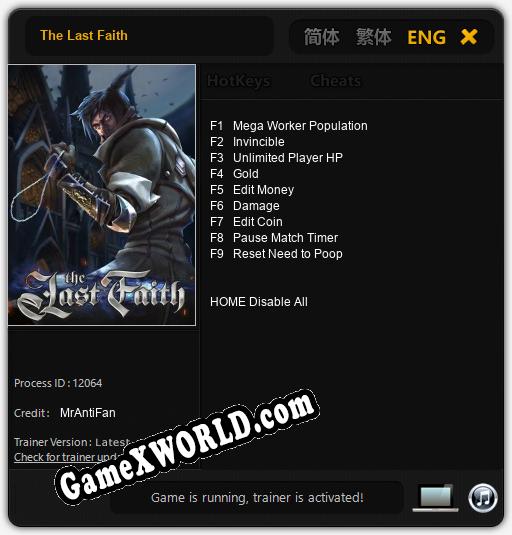 The Last Faith: ТРЕЙНЕР И ЧИТЫ (V1.0.65)