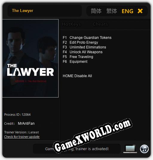 The Lawyer: Трейнер +6 [v1.8]