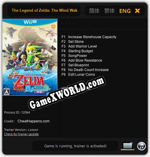 The Legend of Zelda: The Wind Waker HD: Читы, Трейнер +9 [CheatHappens.com]