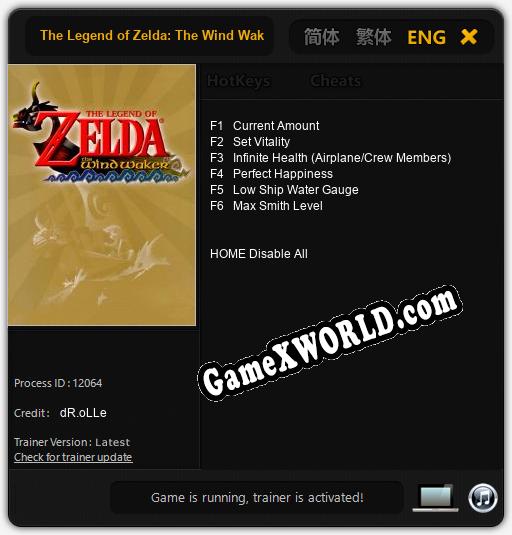 The Legend of Zelda: The Wind Waker: Трейнер +6 [v1.9]