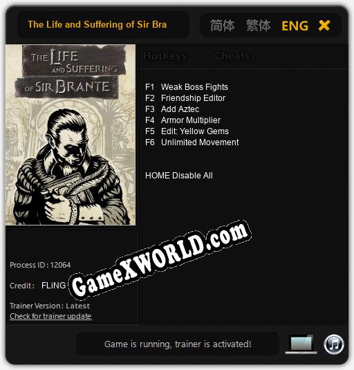 The Life and Suffering of Sir Brante: ТРЕЙНЕР И ЧИТЫ (V1.0.64)
