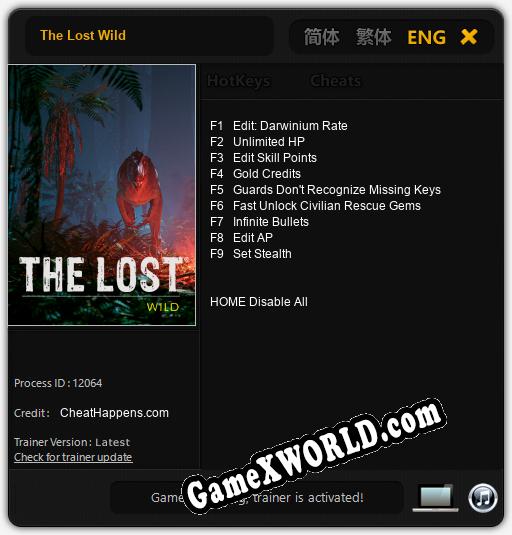 The Lost Wild: Трейнер +9 [v1.7]