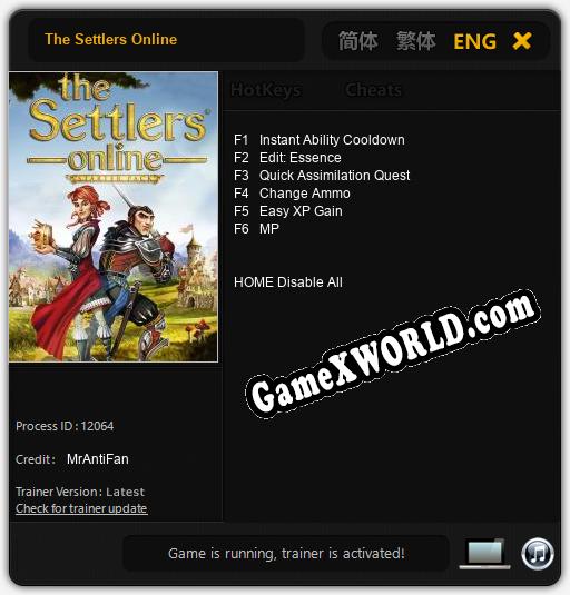 The Settlers Online: Трейнер +6 [v1.2]