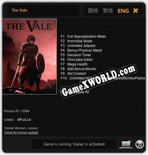 The Vale: Трейнер +10 [v1.2]