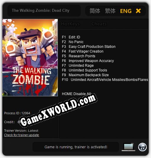 The Walking Zombie: Dead City: Читы, Трейнер +10 [dR.oLLe]
