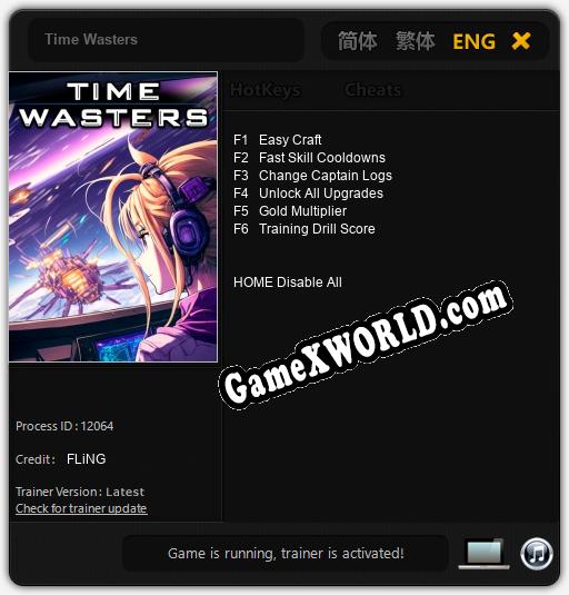 Time Wasters: ТРЕЙНЕР И ЧИТЫ (V1.0.21)