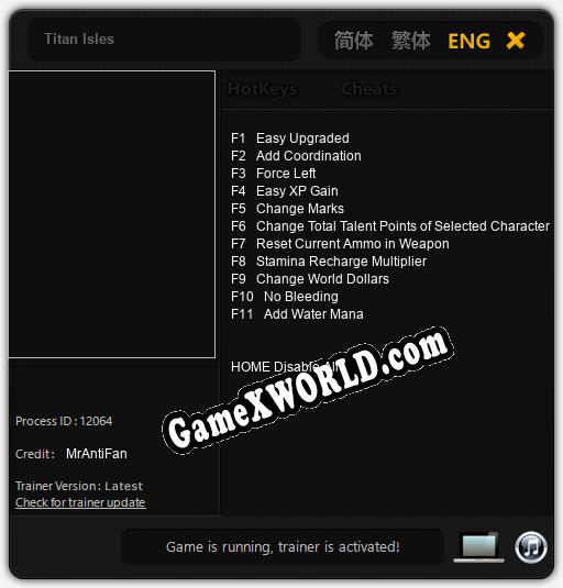 Titan Isles: Читы, Трейнер +11 [MrAntiFan]