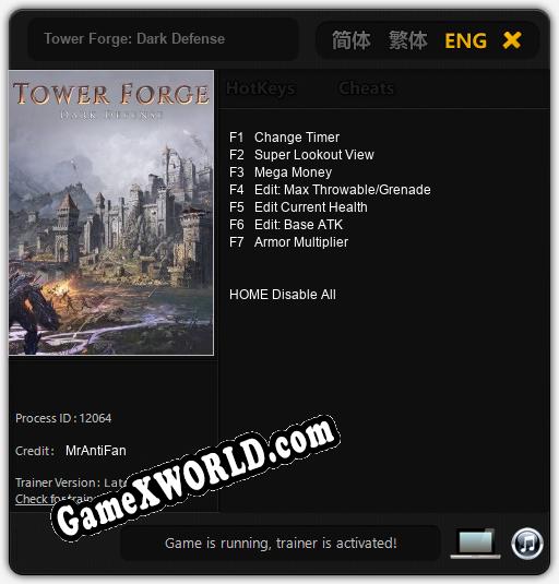 Tower Forge: Dark Defense: Читы, Трейнер +7 [MrAntiFan]