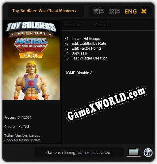 Toy Soldiers: War Chest Masters of the Universe: Трейнер +5 [v1.6]