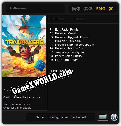 Trailmakers: Читы, Трейнер +9 [CheatHappens.com]