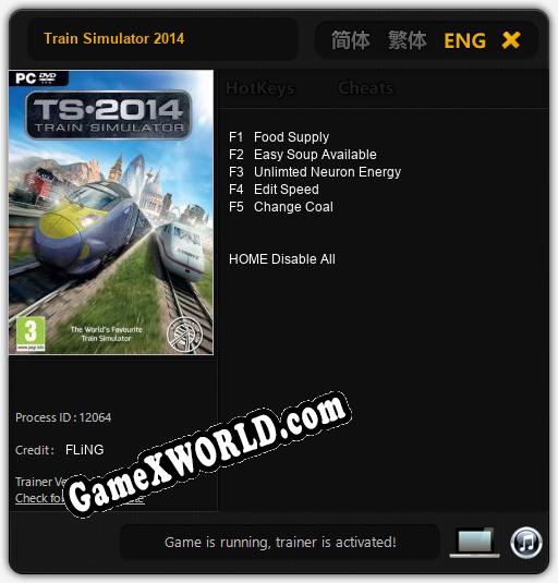 Train Simulator 2014: Читы, Трейнер +5 [FLiNG]