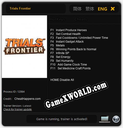 Trials Frontier: ТРЕЙНЕР И ЧИТЫ (V1.0.27)