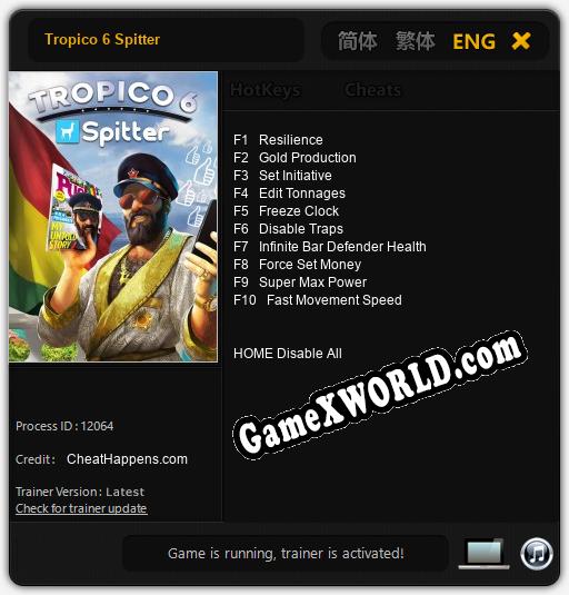 Tropico 6 Spitter: ТРЕЙНЕР И ЧИТЫ (V1.0.5)