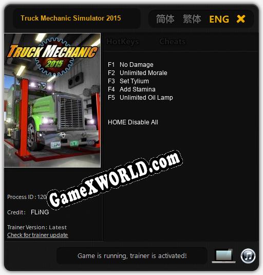 Truck Mechanic Simulator 2015: ТРЕЙНЕР И ЧИТЫ (V1.0.66)