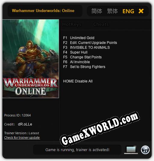 Warhammer Underworlds: Online: Читы, Трейнер +7 [dR.oLLe]